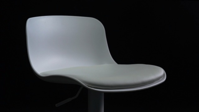 Kidol & Shellder Set de 2 Butacos de Cuero Blanco, Taburetes Giratorios Ajustables para Barra, Altura de Mostrador, Asiento Acolchonado en PU miniatura 7