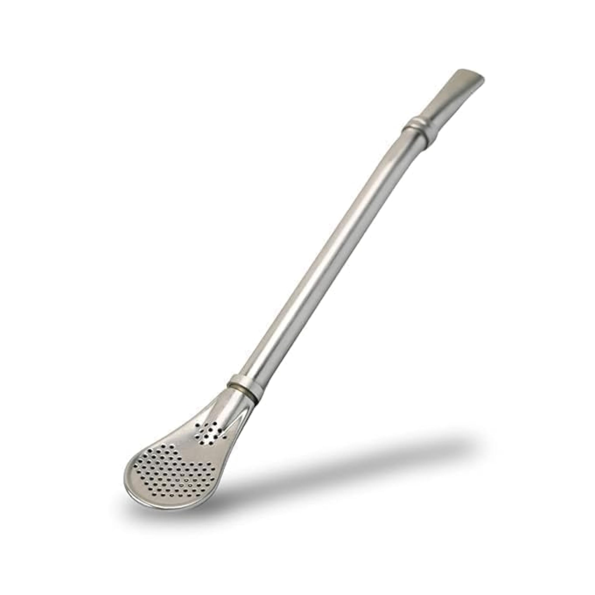 2-in-1 Stainless Steel Drinking Straw with Filter Spoon