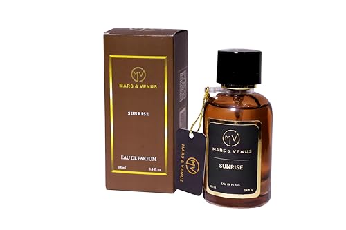 Image of Mars & Venus SUNRISE Perfume for Men & Women 100ml | Premium Luxury Long Lasting Eau De Parfum | Refreshing Citrus Floral Unisex Fragrance