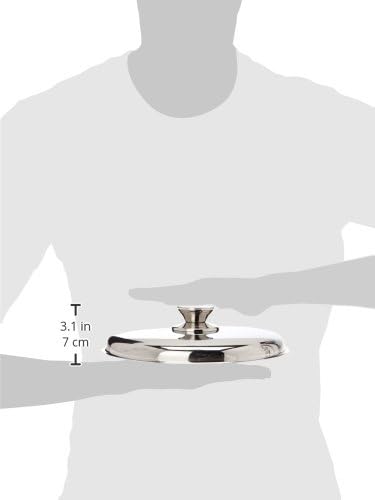 Lacor 60924 Lid for Soup-Tureen 24 cm, Silver - Image 3