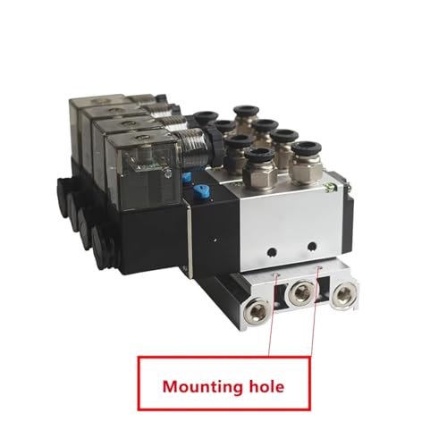 Collecteur de valeurs pneumatiques 5/2 îlot distributeur 8mm DC12V - 3