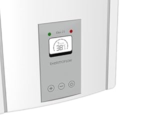 Thermoflow Elex 21 scaldacqua istantaneo a pressione/potenza: 21 kW / 400 V/scaldacqua 55 °C/attacco G 1/2" / 11,8 L/min/scaldacqua istantaneo per lavabo, bagno o cucina / ELEX21