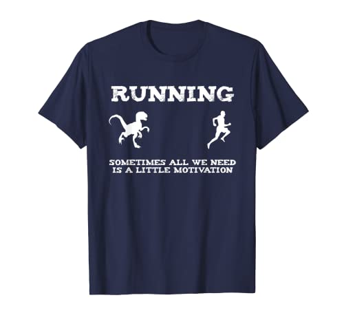 Camiseta divertida Running | Motivation Raptor Camiseta