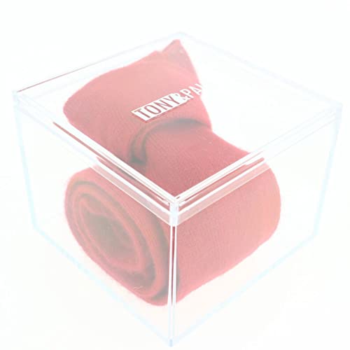 Cravate cachemire rouge Alashan uni pour vos soirées et réunions
