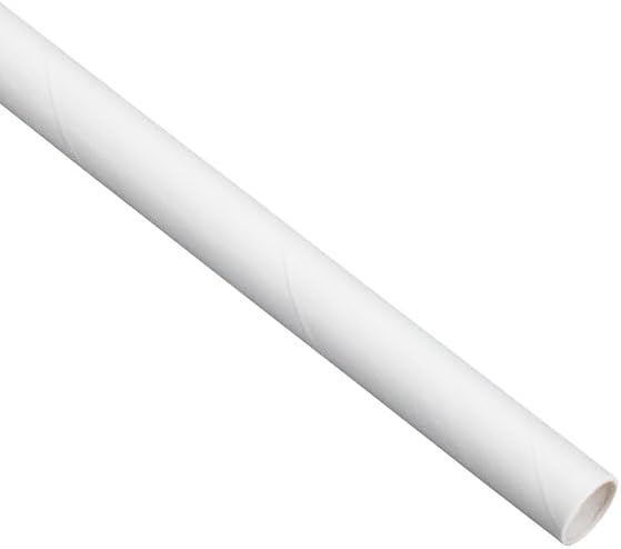 Restaurantware 7.5 Millimeter Wrapped Straws 1000 Disposable Drinking Straws - No Wasteful Materials Alternative To Plastic Straws White Rice Paper Plasticless Straws For Cold Drinks