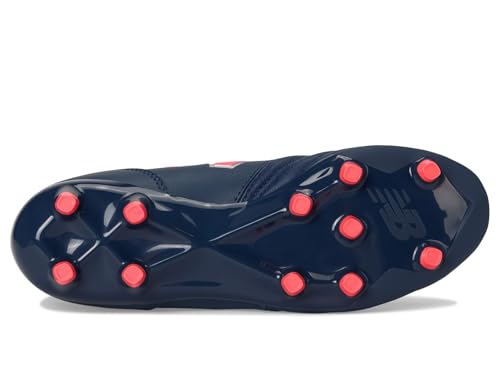 New Balance Men's 442 Team FG V2 Soccer Shoe, Nb Navy/Silver/Energy Red, 103