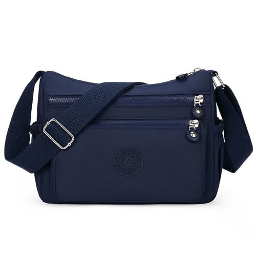 MLPKOI Sac Bandoulière Femme, Sac a Main Multipoches Sacoche Femme Bandoulière, Besace Loisir, Réglable Besace pour Shopping, Voyage, Travail, pour École...