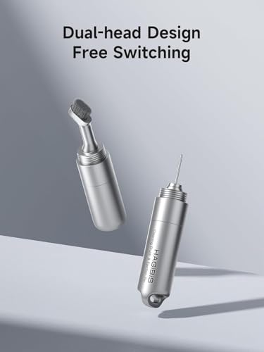 Image of INICIO SIM Card Tray Removal Tool with Cleaning Brush, 2 in 1 EDC Portable Keychain Eject Pins Reset Routers Needle Opener Cleaning Pen for iPhone 17 16 Airpods Pro TWS Earbuds Galaxy S26 S25