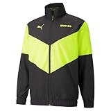 PUMA Herren Bvb Prematch Jkt Sweater, Puma Black-safety Yellow, S EU