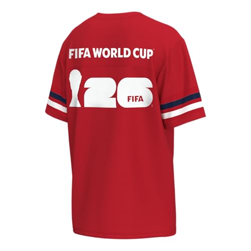 Image of Outerstuff FIFA World Cup 2026 Mens Short Sleeve V-Neck Football Jersey