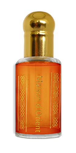 Maroc 12 mL Perfume Oil for Women and for Men in Traditional Attar Style Cologne. Great Gift Party Favor and Body Oil