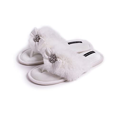 London Womens Toe Post Amelie - Cream