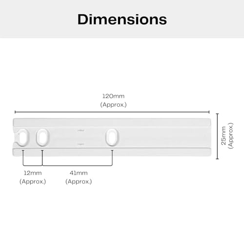 Pack of 4 Universal Integrated Fridge Door Sliders Mounting Easy Installation - Universal Integrated Fridge Door Slider Kit with Brackets, and Clips