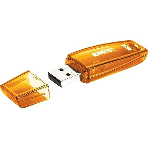 Emtec C410 pamięć USB 128 GB 2.0 złącze USB typ A pomarańczowy