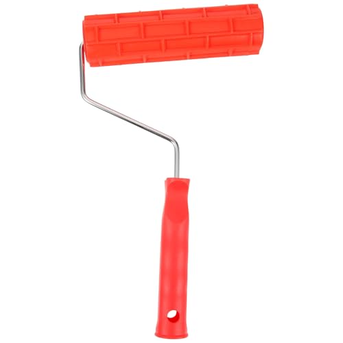 DECOMELODY Rullo in Gomma per Pittura Decorativa Murale 7 Texture in Rilievo Rullo Strutturato per Pareti e Soffitti Strumento per Decorazione Fai da Te e Cartongesso