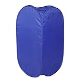 PORTÁTIL Y FÁCIL DE INSTALAR: La secadora compacta es plegable, portátil, de tamaño pequeño, liviana y ahorra mucho espacio. Fácil de montar y desmontar, fácil de transportar, evitando los complicados procedimientos de instalación de otro tipo de secadores. Cuando no está en uso, se puede plegar y guardar fácilmente para ahorrar espacio. Se puede aplicar en cualquier lugar, como lavanderías, escuelas, apartamentos, etc.