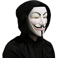 Ozvavzk Máscara de Hacker V para Vendetta Máscara Halloween