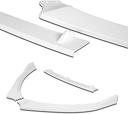 3pcs Front Bumper Lip Fit for Compatible with 2010-2013 Volkswagen Golf 6, Splitter Trim Protection Spoiler Sport-Style, Air Dam Chin Body Kit Splitter, ABS (Painted White)