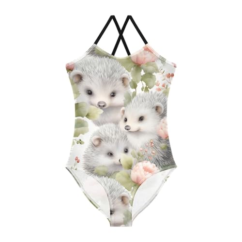 Cute Hedgehog Girls One Piece Swimsuit Beach Swimwear 20857656