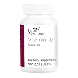 Ventaja para personas con sobrepeso Dry Vitamina D 5000 IU – 180 ct, dry vitamin D 180, 1, 1