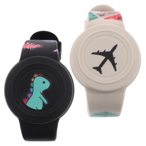 Correa de silicona antipérdida para localizador de reloj de pulsera inteligente Tofficu 2uds