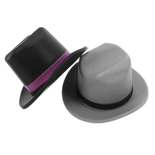 FUNNETOYU 2 Stück Silikon Weinflaschenverschluss Mit Cowboyhut Design Wiederverwendbare Flaschenstopper Für Weinflaschen Lebensmittelechtes Silikon Dekorativ Und Praktisch Für Partys Und