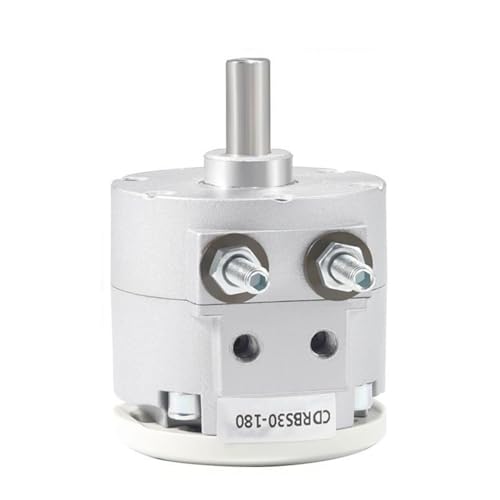 Cylindre pneumatique rotatif pour corriger les secousses de rotation en machine