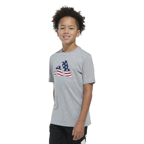 Image of adidas Boys' Stay Dry Climalite Short Sleeve T-Shirt