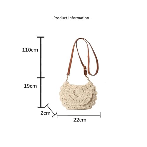 Small Crochet Beach Bag Boho Beach Bag Vcation Bags Knitted Bags Knit Purses Cute Summer Purses Handbag4