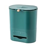 Poubelle de cuisine avec couvercle : élégante et moderne, créative et chic. Facile à utiliser et à nettoyer. Ne prend pas beaucoup de place dans votre cuisine