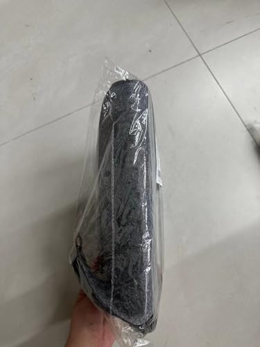 Log Baskets for Fireplaces - 55 L Wood Baskets Made of Thickened Felt, XXL Log Baskets for Wood Burner Indoor with Extended & Thicker Handles, Foldable Fire Basket for Firewood, Vegetables (Dark Gray)