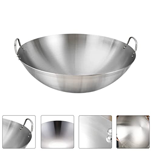 Set de Wok de Acero Inoxidable Housoutil con Asa Ergonómica miniatura 2