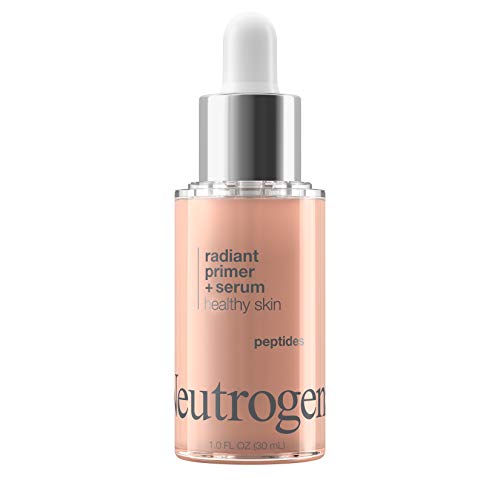 Neutrogena Healthy Skin Radiant Booster Primer & Serum, Skin-Evening Serum-to-Primer with Peptides