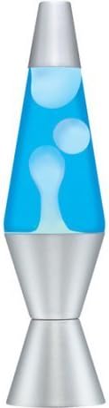 The Original Lava Brand Lava Motion Lamp 14.5" Blue Silver