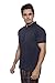 IZOD mens Short Sleeve Pique polo shirts, Navy, 36-37 US