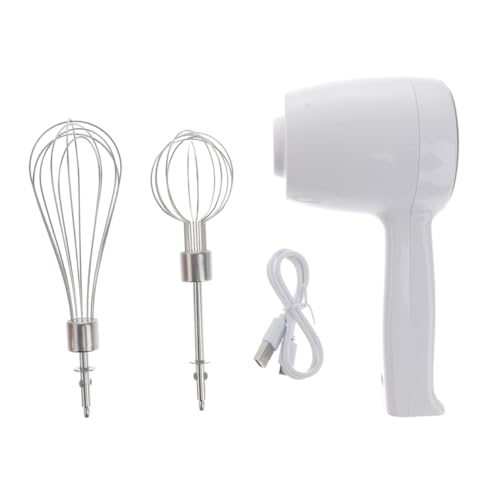 ABOOFAN 1 Set Cordless Rechargeable Egg Mixer Adjustable Gear Handheld Whisk for Cooking Baking Design for Easy Use Material Egg Tool for Home Chefs