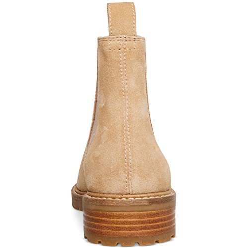 Steve Madden Steve Madden Women's Leopold Chelsea Boot, Tan Suede, 7.5