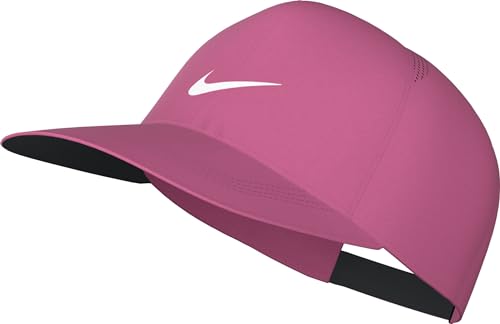 Nike U Nk Df Club Cap U Ab Fl P Gorra Ajustable, Pinksicle White, S-M Unisex Adulto
