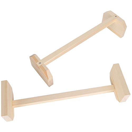 Image of 15.7 x 4.7 x 3.1in Square Pole Safe Wooden Hens Roosting Stand, Large Bird Stand, for Pet Chicken Large Bird