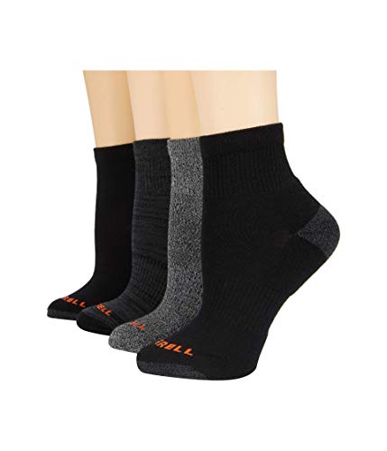 Merrell Unisex Adult Cushioned Midweight Ankle Socks - 4, 8, 12 Pairs - Moisture Wicking
