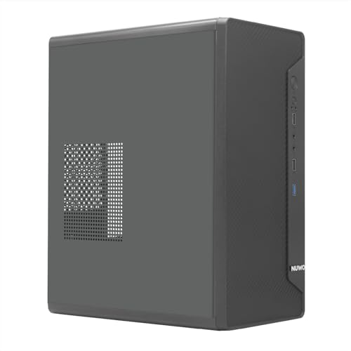 Boîtier compact noir OPAL ZK550 en acier robuste 0,6mm SPCC pour PC fixe