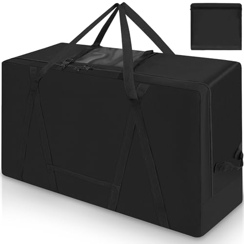Folding Mattress Storage Bag,Trifold Memory Foam Mattress Carry Case,Portable Heavy Duty Mattress Moving Bag for Tri-Fold Guest Bed Mattress Fits 6