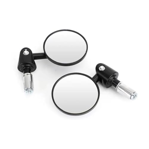 Espejos de moto con vista panoramica y angulo ajustable para manillar lateral