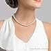 The Pearl Source 14K Gold 6.0-6.5mm AAA Quality Round Genuine White Japanese Akoya Saltwater Cultured Pearl Necklace in 16