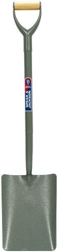 Spear & Jackson 2000AC MYD Steel Taper Shovel, Blue , Grey