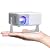 Mini Projector with WiFi and Bluetooth, AKIYO 1080P Supported Projector with Projector Stand, Portable Movie Projector for Home Theater/Outdoor, Compatible with iOS/Android/Laptop/TV Stick/HDMI/PS5