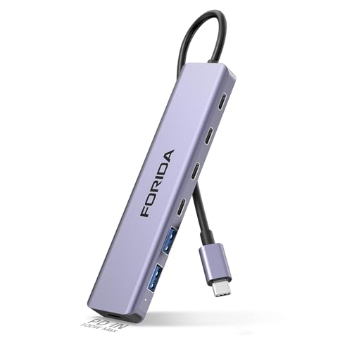 Hub USB C de 10 Gbps adaptador de datos multipuerto USB 3.2 para Surface Pro e iPad Pro