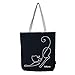 Hello-Bags, Bolso Tote para Mujer, Negro, 3738