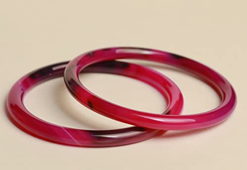 Image of Natural Agate Bracelet Bangle With Gift Box Free