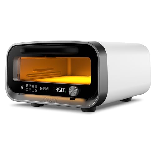 Ooni Volt 2 Electric Indoor Pizza Oven - Versatile Countertop Electric Indoor Oven Cook 12 Inch Pizzas and More - Polar White